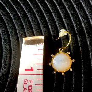 Gorjana dangle pearl earrings